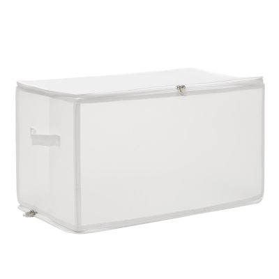 Folding Large Capacity Quilt Clothes Storage Boxes Coat Clothing Waterproof Bedroom Organizer Accessories(2XL)