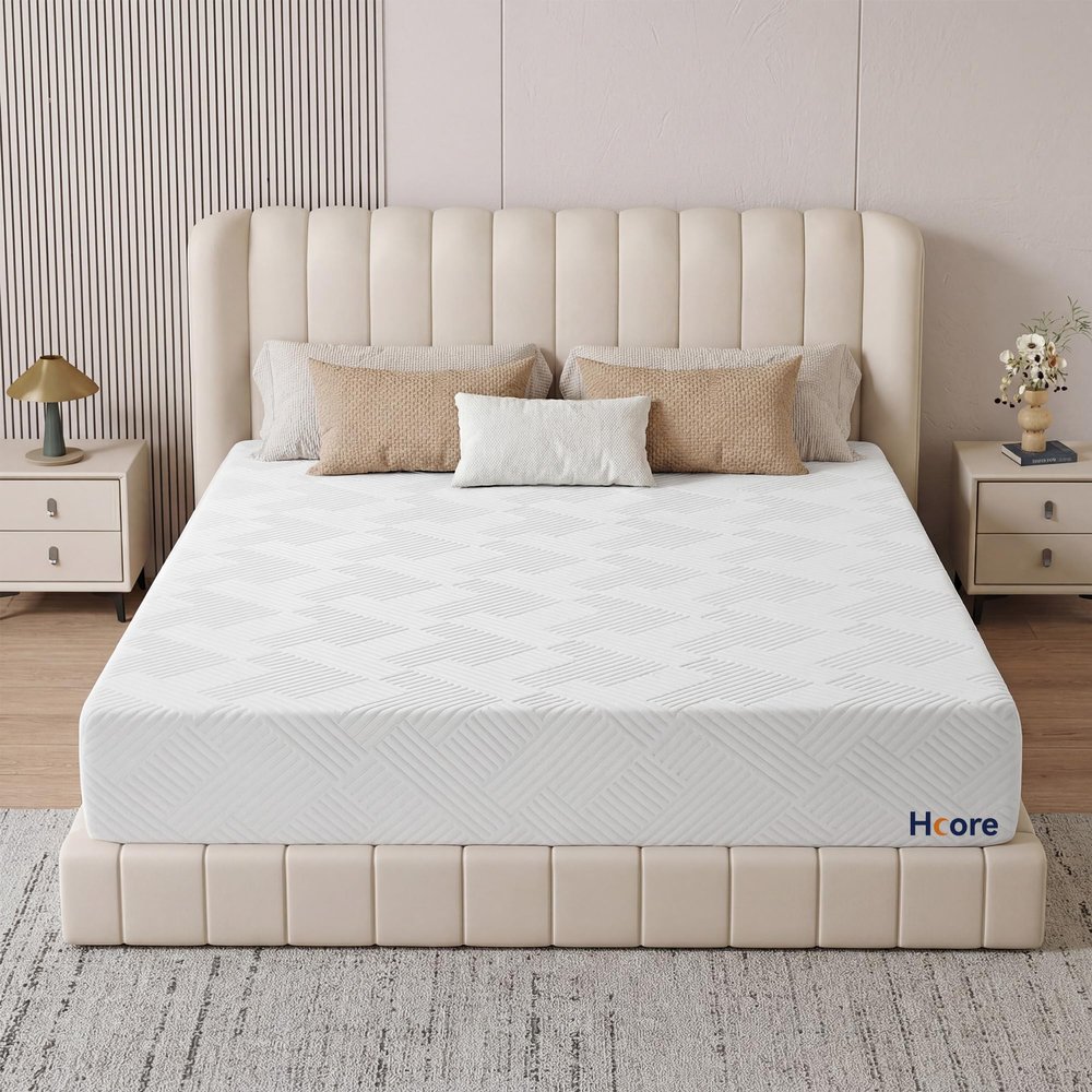 12 Inch King Mattress in a Box-Cooling Gel Memory Foam King Mattress, Fiberglass Free & CertiPUR-US Certified, Medium Firm King Mattress with Pressure Relief, King Bed Mattress for Bedroom