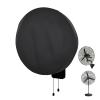 EVRBUL Outdoor Fan Cover Compatible with 18-20 Inch Wall Mount Fan & Pedestal Fan Heavy Duty 420D Waterproof Industrial Fan Protection Covers with Durable Zipper Windproof Buckles view 1