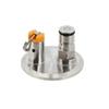 2" Tri-Clamp Dry Hopper Lid with PRV and Ball Lock Gas Post for Homebrew Fermenters view 1