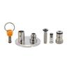 2" Tri-Clamp Dry Hopper Lid with PRV and Ball Lock Gas Post for Homebrew Fermenters view 2
