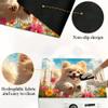 Stove top covers for electric stove 28.3 x 20.5 Inch Cute Dog Garden Scene Stove Top Covers view 3