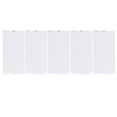 5PCS Transparent PVC Cutting Mat with Grid Lines, Non Slip Adhesive Self Healing Cutting Mat, High Elasticity Anti Slip Cutting Pad for Construction Paper, Craft and Scrapbooking P
