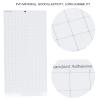 5PCS Transparent PVC Cutting Mat with Grid Lines, Non Slip Adhesive Self Healing Cutting Mat, High Elasticity Anti Slip Cutting Pad for Construction Paper, Craft and Scrapbooking P view 4
