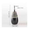 Bathroom Hand Soap Dispenser Soap Dispenser Printed for Sink Bathroom Desk 11.83 Oz/350 Ml Bottle Ceramic Pump New Home Essentials(Red (1)) view 2