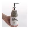 Bathroom Hand Soap Dispenser Soap Dispenser Printed for Sink Bathroom Desk 11.83 Oz/350 Ml Bottle Ceramic Pump New Home Essentials(Red (1)) view 4