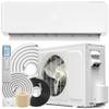 YITAHOME 20 SEER2 12000BTU Mini Split AC/Heating System 115V, Pre-charged Inverter AC Cool & Heat Up to 750 Sq. Ft, Pure Design, Compatible with 3 Level Eco Mode, Complete Installation Kit, White view 1