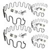 Couch Repair Kit, Upholstery Springs 5 Sets 17.7inch Replacement Heavy Duty Recliner Springs Plating Rust Resistant Smooth Couch Supports for Sagging Cushions view 2