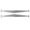 26cm Long Cabinet Door Hinge Support for Cupboard Furniture, Folding Lift Lid Stay Bracket with Iron Metal Construction, Compatible with Drop Front Desks and Storage Lids, 2 Pack view 2
