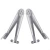 26cm Long Cabinet Door Hinge Support for Cupboard Furniture, Folding Lift Lid Stay Bracket with Iron Metal Construction, Compatible with Drop Front Desks and Storage Lids, 2 Pack view 3