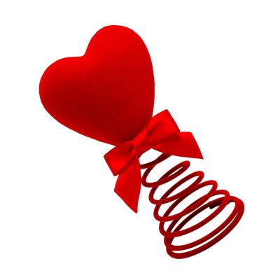 arzgul 6.3" Red Heart Shaped Valentine's Day Tree 2026 New Base Love Ornament for Trees,Wedding Party Home Decor Gift