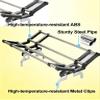 Folding Clothes Drying Rack for Oil-Filled Radiator Heater, Adjustable Clip Width Laundry Hanger with Standalone Humidifier for Home(Silver,60cm/24in) view 3