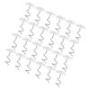 MOLUCKFU 50pcs Plastic Spiral Sofa Pins Non-Marking Upholstery Tack for Furniture Skirt Fixing Clips Slipcover Anti-Slip Accessories view 1