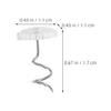 MOLUCKFU 50pcs Plastic Spiral Sofa Pins Non-Marking Upholstery Tack for Furniture Skirt Fixing Clips Slipcover Anti-Slip Accessories view 2