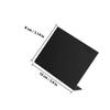 ULDIGI Acrylic Mini Blackboard Sign with Chalkboard Message Board, 12pcs with 1 Chalk Marker, Black Desktop Display for Wedding Party, Home and Office Dcor view 2