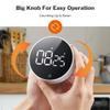 EWUROI Multifunctional Magnetic Digital Timer for Kitchen Cooking Baking Study Stopwatch Alarm Mechanical Counter Time Clock view 2
