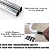 Radiator Heater Clothes Drying Rack, Over Oil-Filled Heater Laundry Hanger with Fixing Spacers & Standalone Humidifier for Home Use(Black) view 4