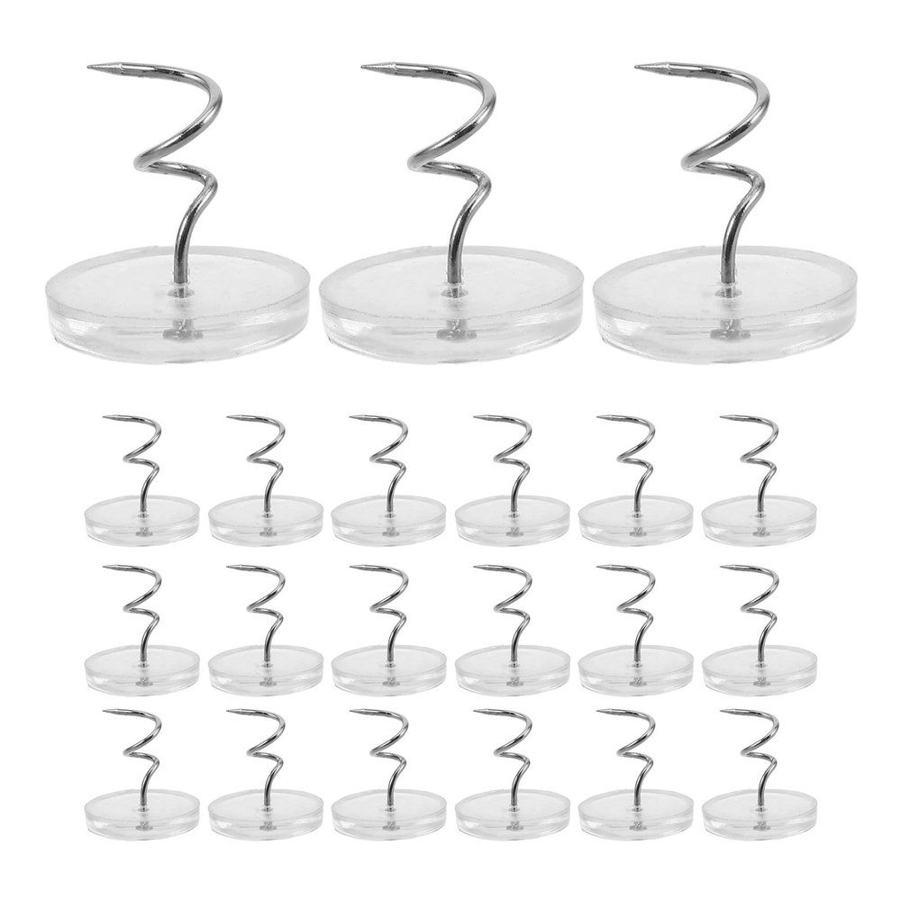 SEWACC 100 Pcs Upholstery Twist Pins Skirt Edge Pins for Home Furniture Sofa Slipcovers Bed Cover Fasteners Large Size