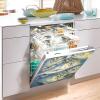 ALAZA Funny Fish Dishwasher Magnet Cover Sticker Decorative Refrigerator Magnet Panel Decal Cover for Home Kitchen Appliance Decor view 4