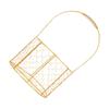 Golden Iron Wedding Basket with Handle for Gift Presentation view 1