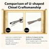 5pcs FruitCarving Knife, Stainless Steel Fruit Carving Tools Set, Food EngravingCutting Tool, Wood Handle Design, 3/4/6.5/6mm, for Home Kitchen, Culinary Arts, Sculpting, Peeling. view 3