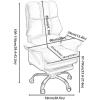 A,Computer Chair for Home use, Executive Office Chair, Comfortable Ergonomic Swivel Chair for Long Periods of Sitting, Suitable for Dormitories and Gaming view 2