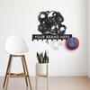 Gewasi Personalized Alien & UFO Metal Wall Art with Hook, Alien Key and Towel Rack, Custom Name or Quote, Functional Sci-Fi Decor for Game Room and Office (Style-2) view 3