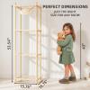 MIRCNY Stuffed Animal Storage Zoo - 54 Inch Large Wooden Toy Organizer | Anti-Tip Design Plushie Storage Rack for Nursery & Playroom | Easy Assembly view 3