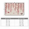 Butterfly Flower Magnetic Fireplace Cover, Fireplace Draft Blocker, Farmhouse Country Pink Floral on Linen Fireplaces Blanket for Heat Loss/Cold Air, Fireplaces Draft Stopper Cover for Inside 45"x34" view 3