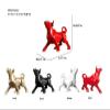 Act Iron Room Decor Abstract Wall Street Bull Sculpture Geometric Resin Bullish Cattle Statues Modern Fun Desk Accessories(Black Bull) view 4
