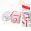 Xanorrg 64 Grids Foldable Christmas Ornament Storage Box with Pvc for Holiday Decorations Organization Container view 2