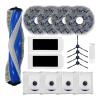 16 Pcs Replacement Accessory Set for T30 Omni T30 Pro Omni Robot Vacuum Cleaner - 1 Rubber Brush, 2 HEPA Filters, 4 Mop Pads, 4 Side Brushes, 4 Dust Bags view 1