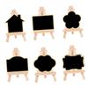 ORFOFE 6pcs Decorative Chalkboard Message Boards with Wooden Tripod Stand, Mini Desktop Chalkboard Signs for Home Dcor, Party Supplies, and Household Message Accessories view 1