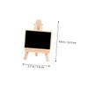 ORFOFE 6pcs Decorative Chalkboard Message Boards with Wooden Tripod Stand, Mini Desktop Chalkboard Signs for Home Dcor, Party Supplies, and Household Message Accessories view 2