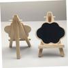 ORFOFE 6pcs Decorative Chalkboard Message Boards with Wooden Tripod Stand, Mini Desktop Chalkboard Signs for Home Dcor, Party Supplies, and Household Message Accessories view 4