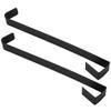 HEEPDD 2Pcs Wrought Iron Christmas Garland Hook, Strong Durable Metal Wreath Hanger for Door Decorations for Hanging Wreaths Garlands Coats Backpacks Holiday Decor (Black) view 3
