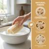 Kitchen Cleaning Cloths, Dried loofah Super Absorbent Plant fibers, Non-Scratch, no Odor, Pack of 10, Reusable. view 3