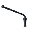 Swing Window Curtain Display Stand, Curtain Rod Heavy Duty Door Curtain Rail Swing Arm for Store Kitchen Bathroom(90cm/35in) view 1