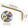 Swing Window Curtain Display Stand, Curtain Rod Heavy Duty Door Curtain Rail Swing Arm for Store Kitchen Bathroom(90cm/35in) view 2