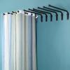 Swing Window Curtain Display Stand, Curtain Rod Heavy Duty Door Curtain Rail Swing Arm for Store Kitchen Bathroom(90cm/35in) view 3