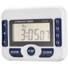 Xmas Kitchen Timer, Blue Plastic LED Countdown Cooking Timer with Bracket view 1