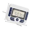 Xmas Kitchen Timer, Blue Plastic LED Countdown Cooking Timer with Bracket view 2