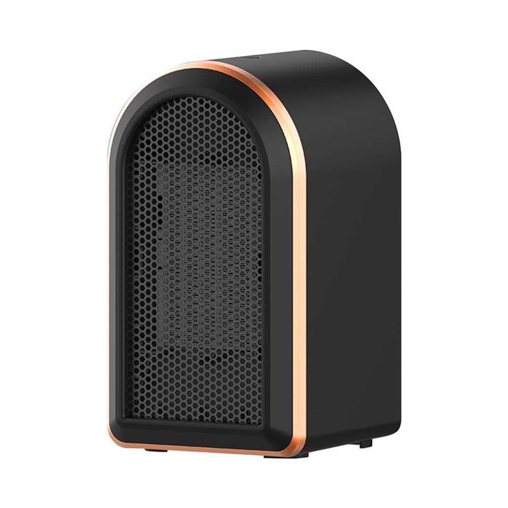 Funien Indoor Portable Space Heater with Intelligent Temperature Control, 1200W Room Heater for Bedroom and Office Use (US Plug)