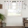 AHBEWIN Western Colorful Blackout Small Window Curtains for RV Camper Bus Kitchen, Aztec Tribal Bull Skull Boho Grommet Short Bedroom Cafe Curtain Native Ethnic Rustic Drapes 2 Panels, 24x26in view 3
