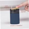 Gcroet 1PC Automatic Toothpick Dispenser - Pop-Up Toothpick Holder Dispenser with Lid, 3.7x2.4 inch. Portable Tooth Pick Dispensers for Home, Kitchen, Office, Restaurant Blue. view 3