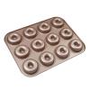 12-Cavity Non-Stick Carbon Steel Donut Cake Mold Pan view 3