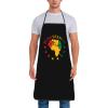 ZYASFEY Juneteenth Apron for Men Women Adults, Chef Apron with Adjustable Waist, Water Resistant and Oil Resistant for Cooking, Gardening view 1