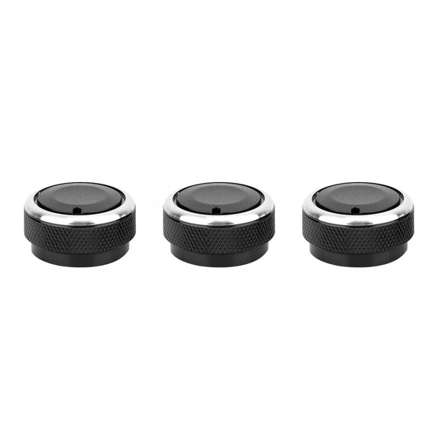 3pcs Car A/C Air Conditioning Heat Control Switch Knob for Vios 2002 2003 2004 2005 2006 2007 2008 2009 2010-2014