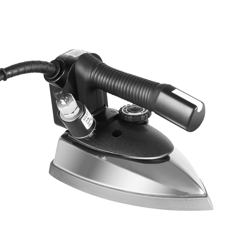 1200W Industrial Steam Iron for Clothes 0.79 Gal Gravity Feed Tank - Commercial Garment Iron, Temperature Adjustable 140-428F, 110V for Dry Cleaners, Clothing Factory, Hotel & Professional Use