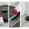 2PCS Robot-specific cleaning solution 960ml (480ml x bottles) - Low foam formula, lavender scent. Suitable for Q/S series automatic base stations, compatible with Roborock view 4